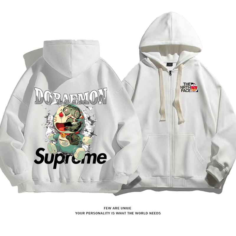 超人気デザイン性のある青い猫ins映えファッションコート