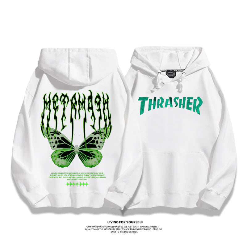 カートゥーンニュートラルファション新作カップルパーカー