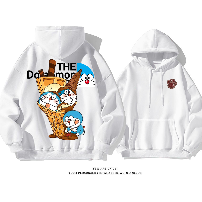 カートゥーン可愛いカジュアル純粋な綿素材パーカー