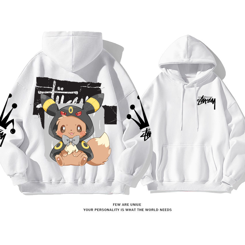 カートゥーンプリントかわいいファッションパーカー