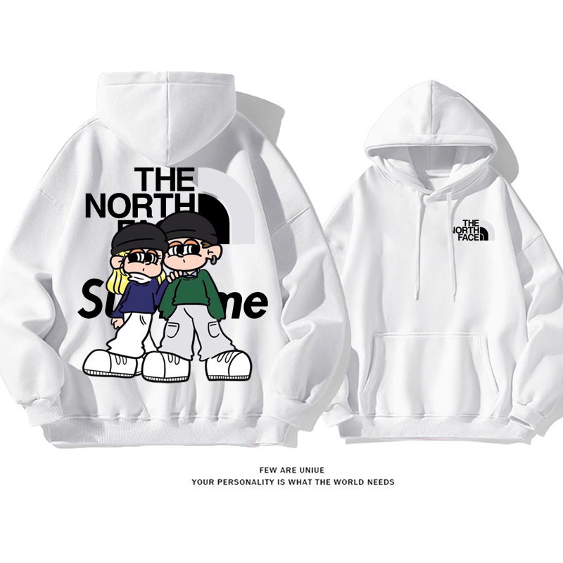 カジュアルカップルきれいファッションパーカー