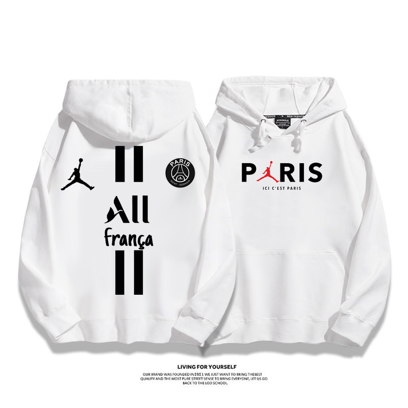 カジュアル シンプルファッション カップル フード付きパーカー