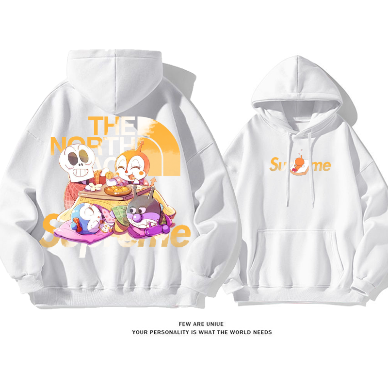 カジュアル可愛いグラデーション純粋な綿素材パーカー