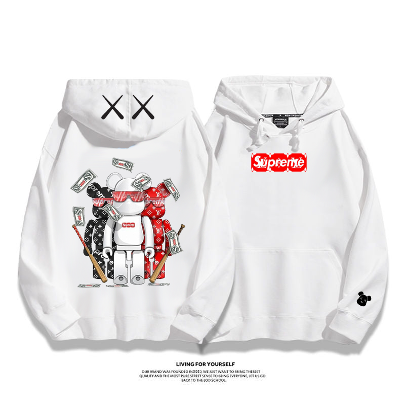 超カッコイイ ストリートトレンドブランド プリント柄パーカー