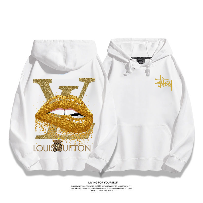 ハイストリートスタイルゆったりしていてパーカー