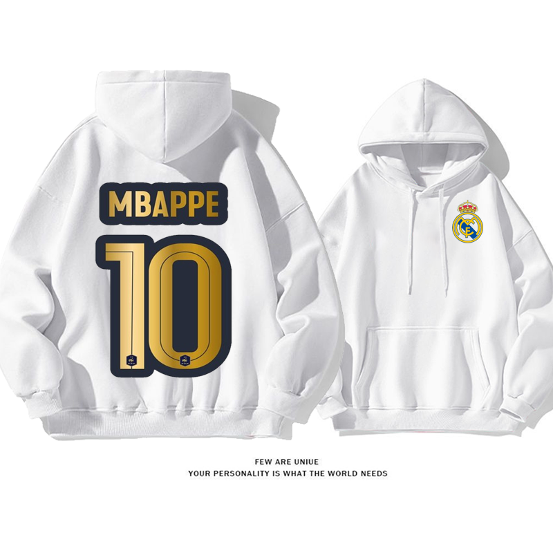 スポーツ風超人気サッカー“10番号”カジュアルゴールドファッションパーカー