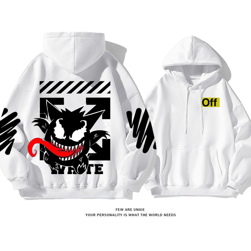 ストリート人気爆発カートゥーン変装カジュアルファッションパーカー