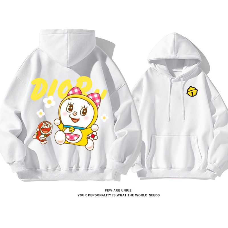 超人気カジュアルカートゥーン黄色い猫ファッションパーカー