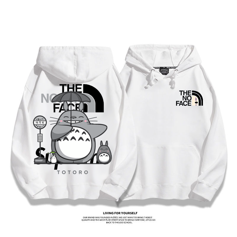 人気アイテム アニメーション グラフィック プリント フード付きパーカー