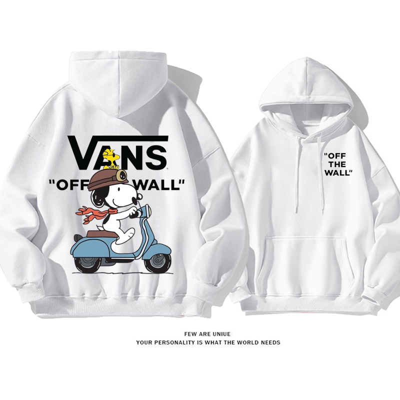 超人気小衆の設計電動バイクに乗る白い子犬カートゥーンファッションパーカー