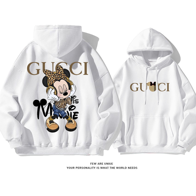 ファッション  カートゥーン 英字プリントニュートラル パーカー