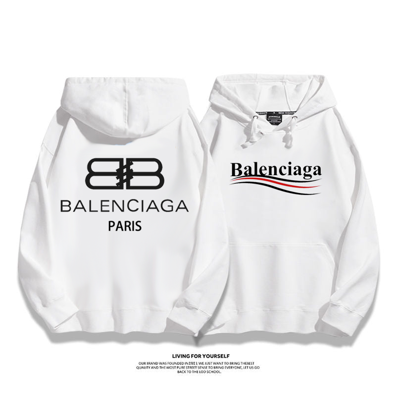 シンプルファッショントレンドブランドフード付きパーカー