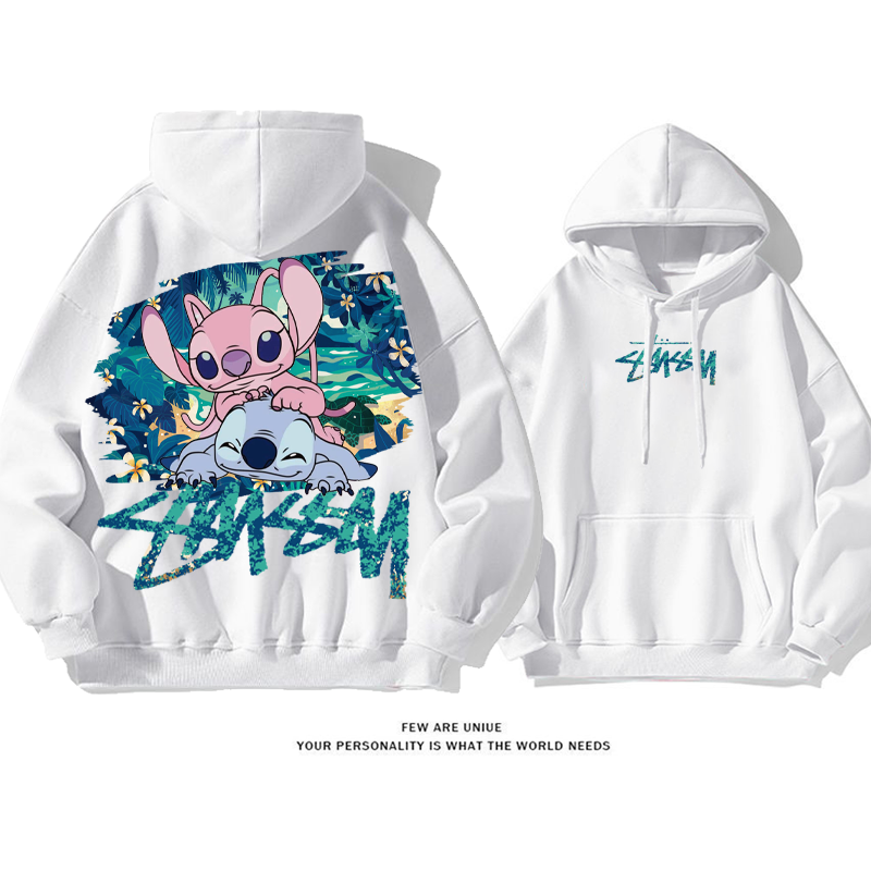 小衆の設計 カップルさわやかカジュアル純粋な綿素材パーカー