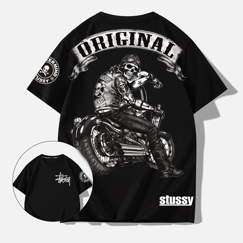 ストリートトレンドブランド超カッコイイニュートラル半袖シャツ