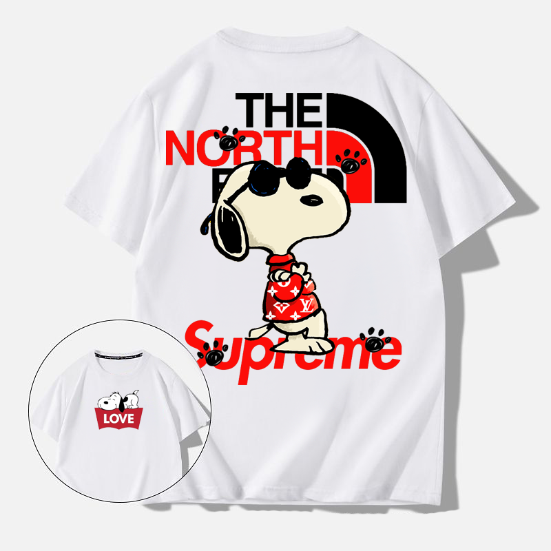 人気爆発 ストリートトレンドブランド超カッコイイ ニュートラル半袖シャツ