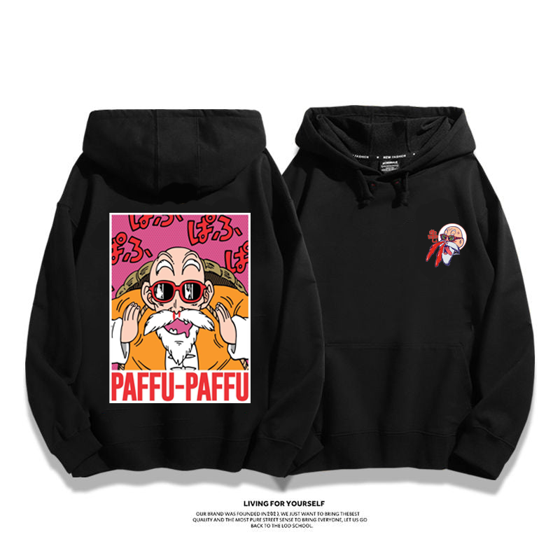 カートゥーンファッションカジュアルカップルパーカー