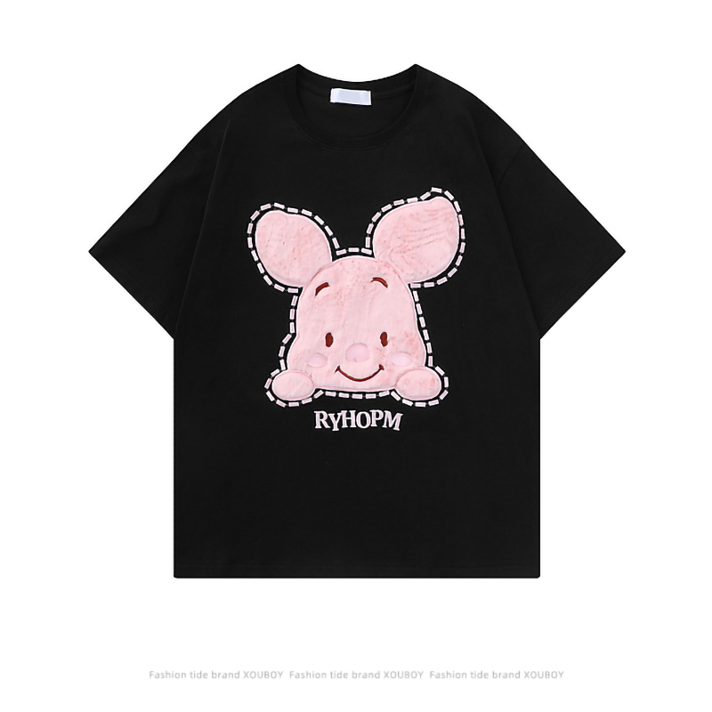 めちゃくちゃ可愛い 小動物 カジュアル 半袖シャツ