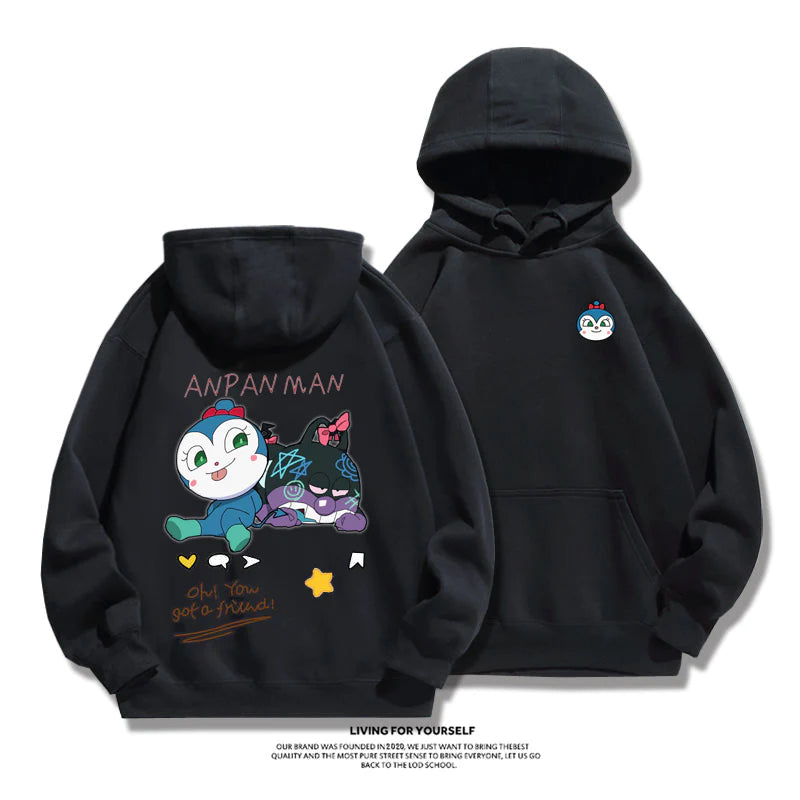 カジュアルカートゥーンファッションパーカー