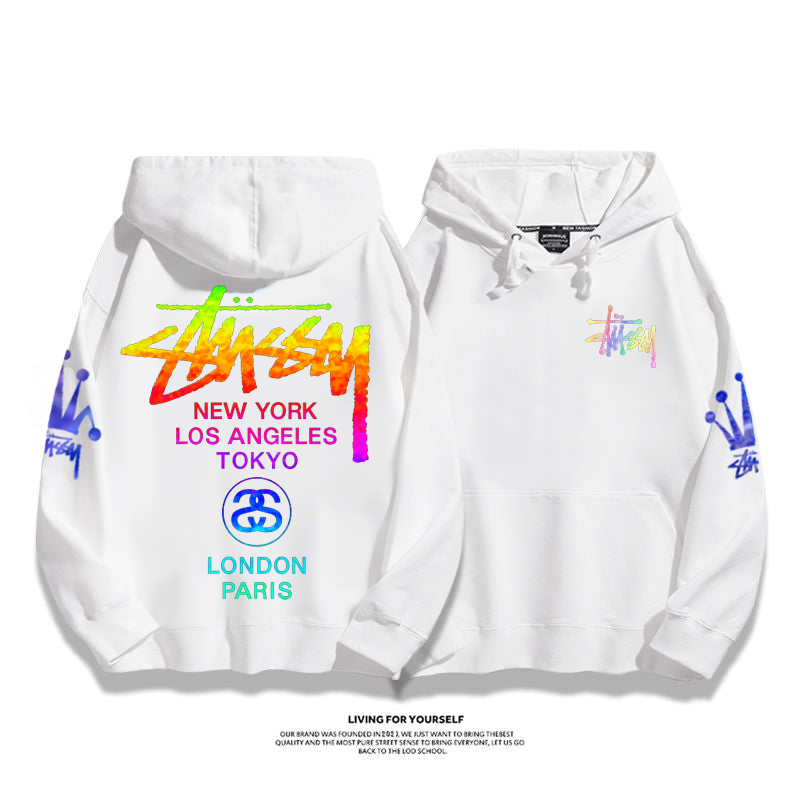 グラデーションファッションパーカーカジュアル トレーナー