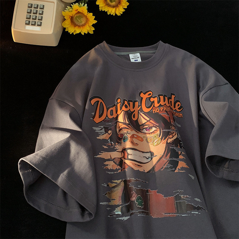 ヒップホップ風 ストリートスタイル男の子 カジュアル 半袖シャツ