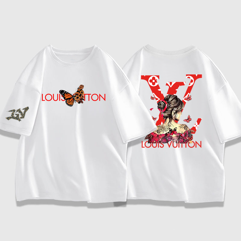 ins映え 蝶  シンプルファッション 半袖シャツ