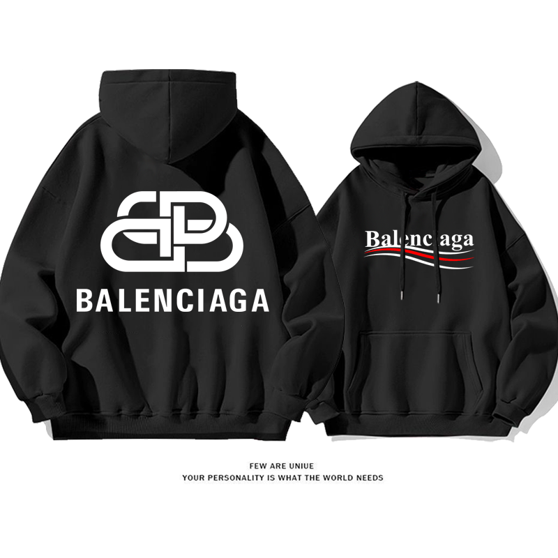 ミニマルなデザインフード付きパーカー