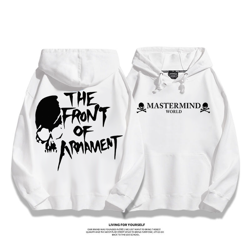 『ドクロ』クール欧米ハイストリートカジュアル人気パーカー