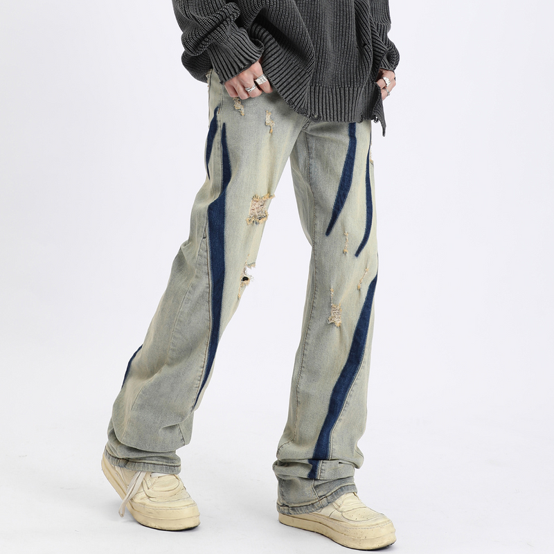 アメリカンスタイル ストリートスタイル カジュアル ジーンズ