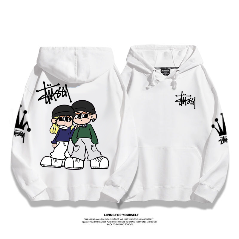 カジュアル カレッジスタイルカップルトレーナー