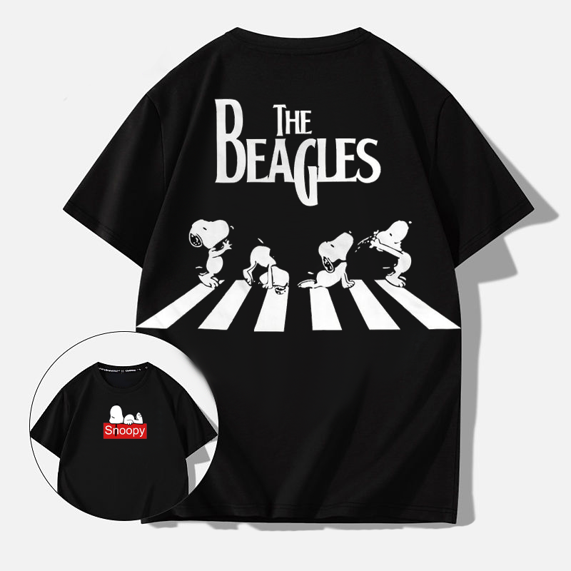 超人気 カートゥーンニュートラルプリント柄半袖シャツ