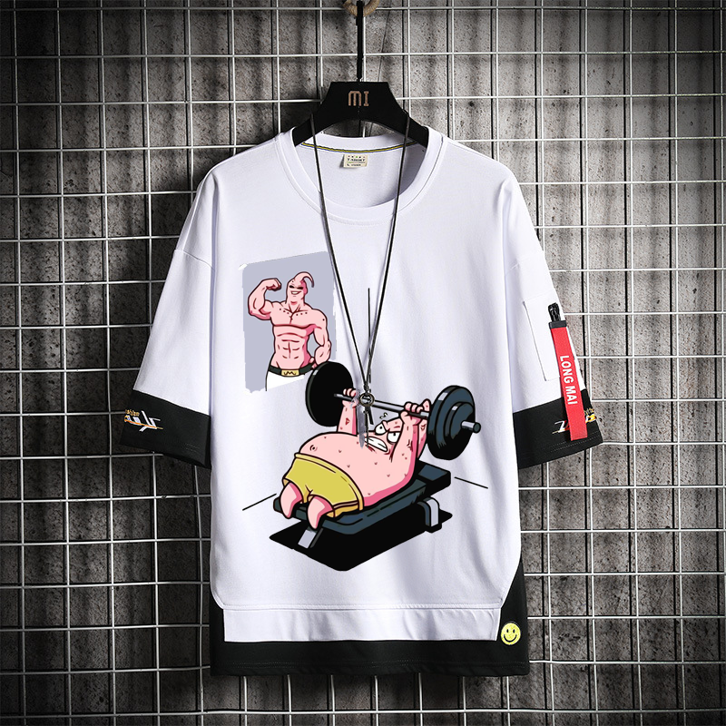 カジュアル カートゥーンストリート半袖シャツ