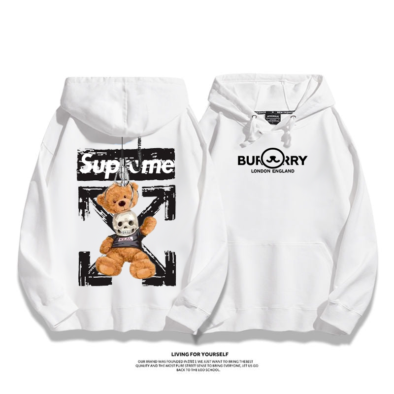 ユニークなデザイン キャッチ人形 プリント柄フード付きパーカー