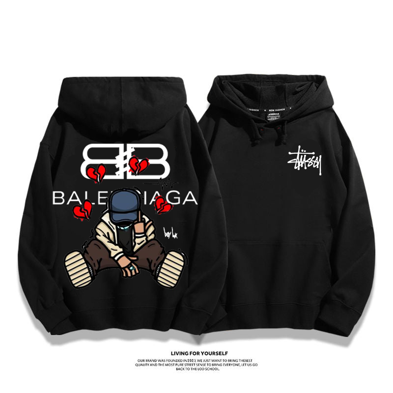 ファッションパーカーストリートヒップホップ風パーカー