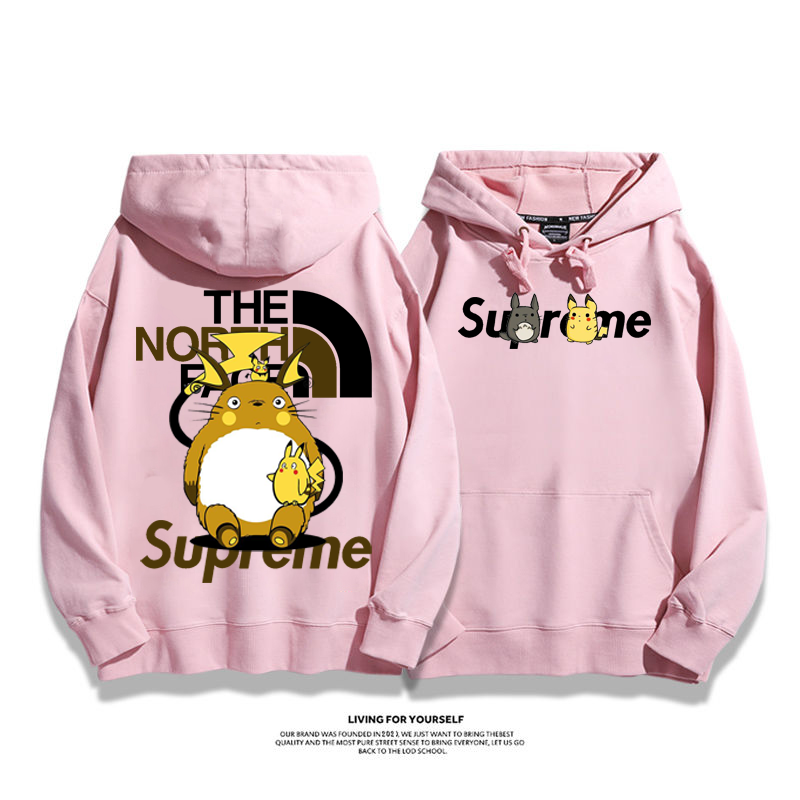 カジュアルカートゥーン子供心フード付きパーカー