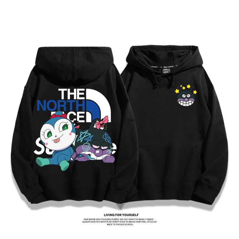 ファッションパーカーカートゥーンカップルパーカー