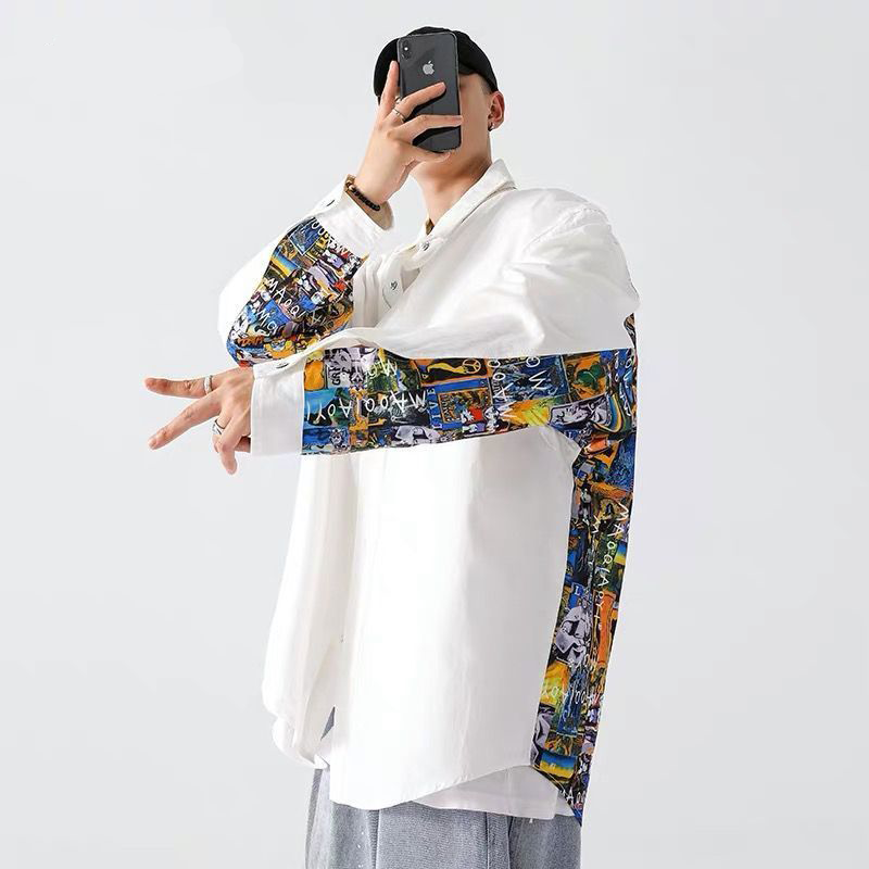 アメリカンスタイル ハイストリートスタイル カジュアル シャツ