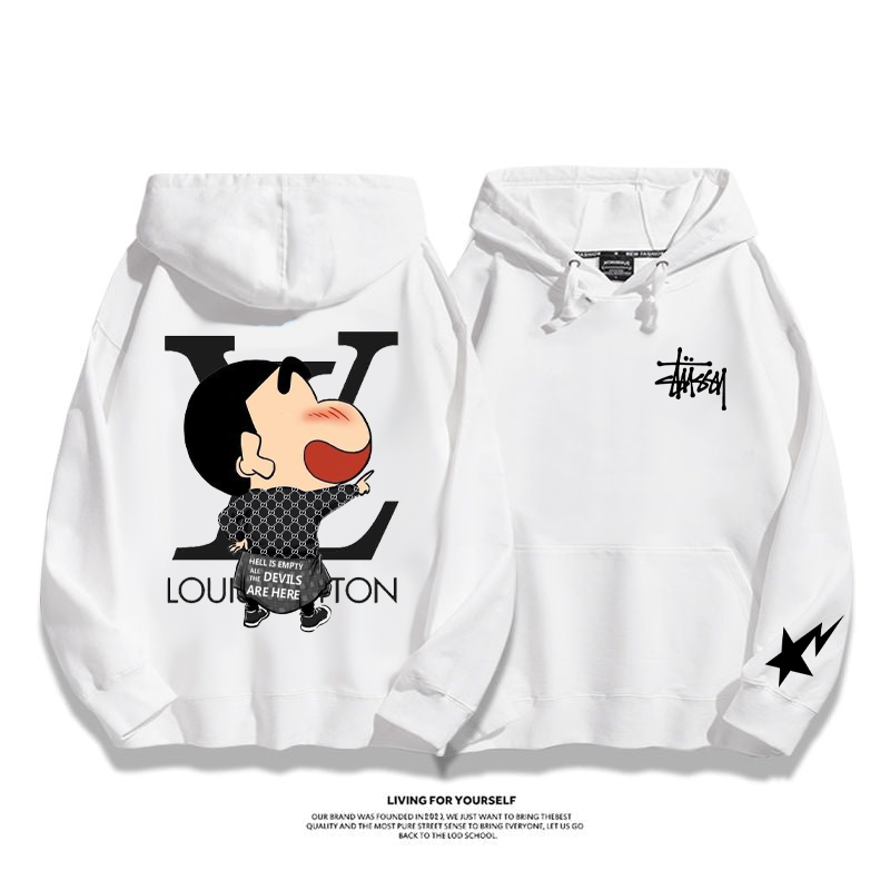 『トレンディエレメント』クールでキュートなカートゥーンカジュアルパーカー