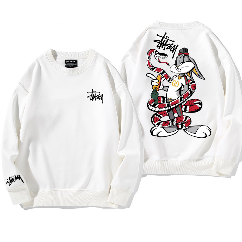 ファッション カートゥーン プリント柄パーカー