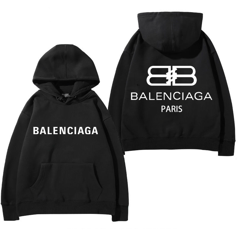 ミニマルなデザインフード付きパーカー