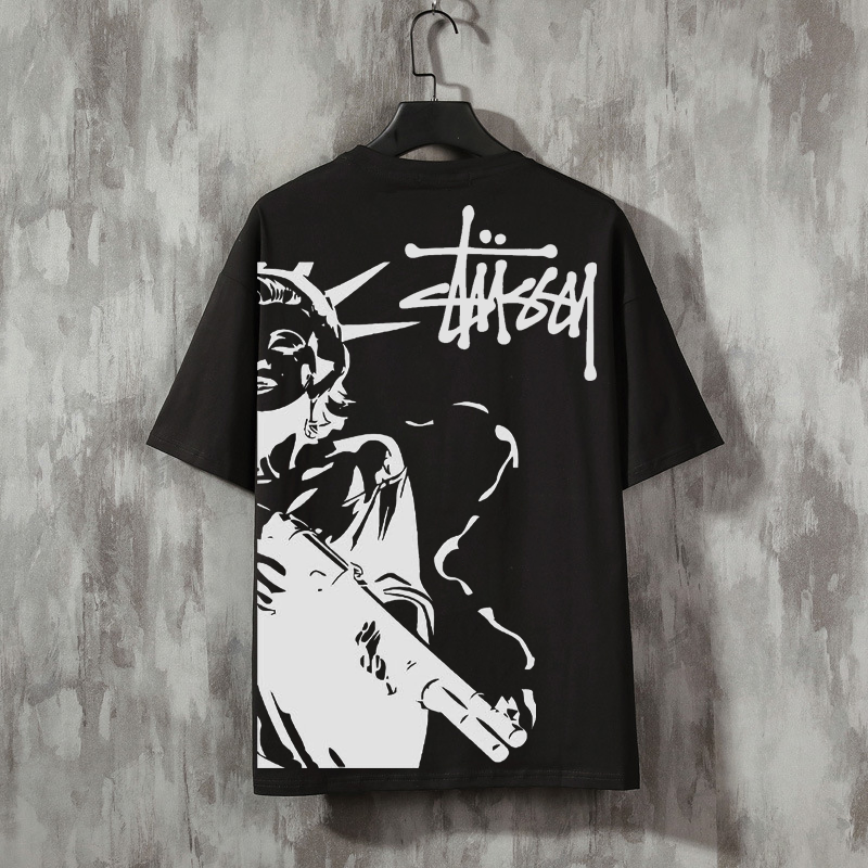 INSユニーク像を彫る半袖シャツ