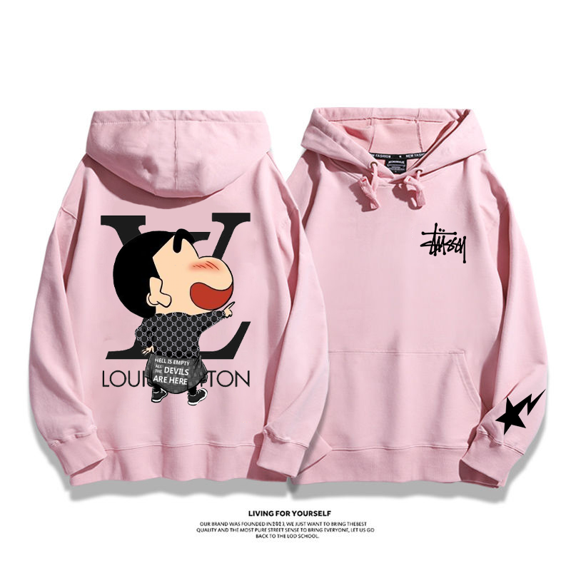 『トレンディエレメント』クールでキュートなカートゥーンカジュアルパーカー