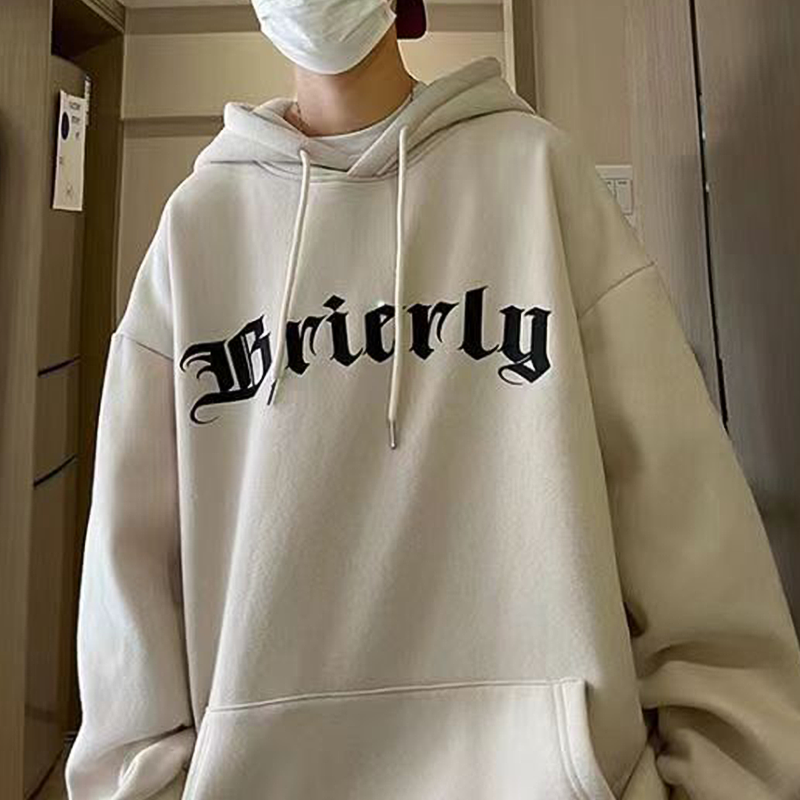 ins niche クロス ルーズ デザイン タイド ブランド パーカー