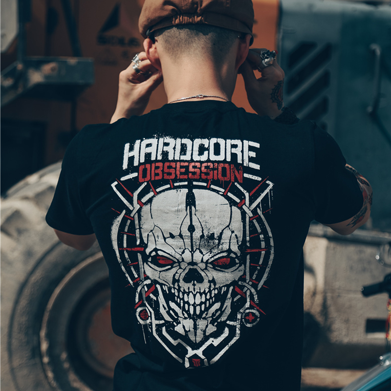 機能風 純粋な綿素材 超カッコイイ 半袖シャツ