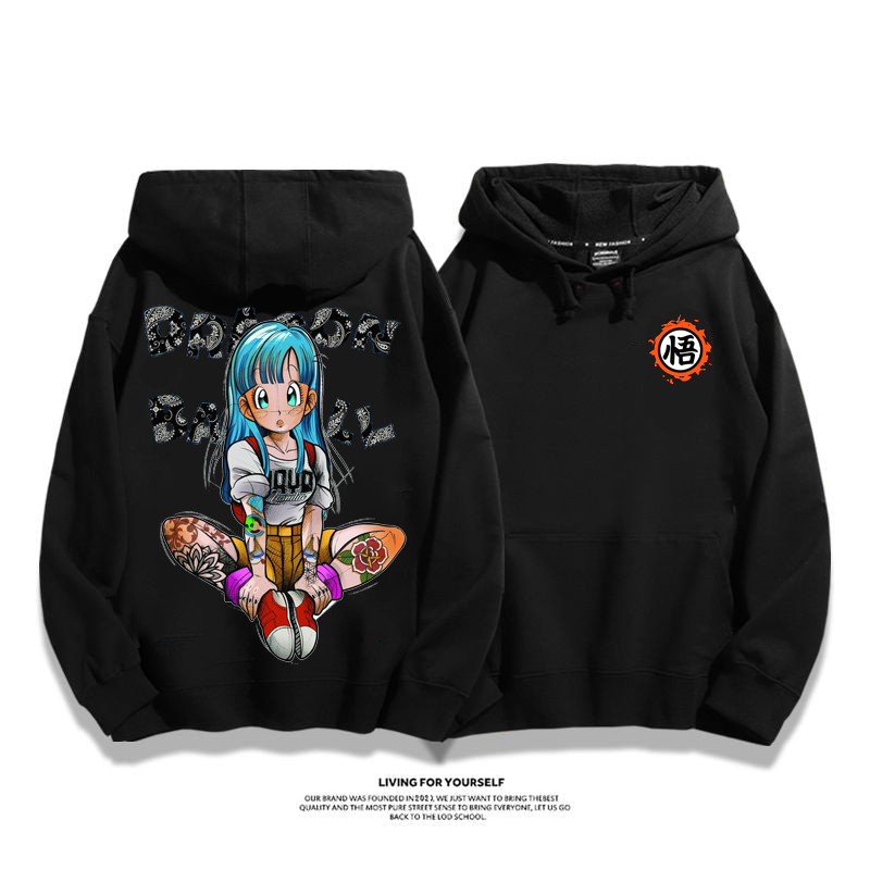 カジュアルファッションパーカーカートゥーンパーカー