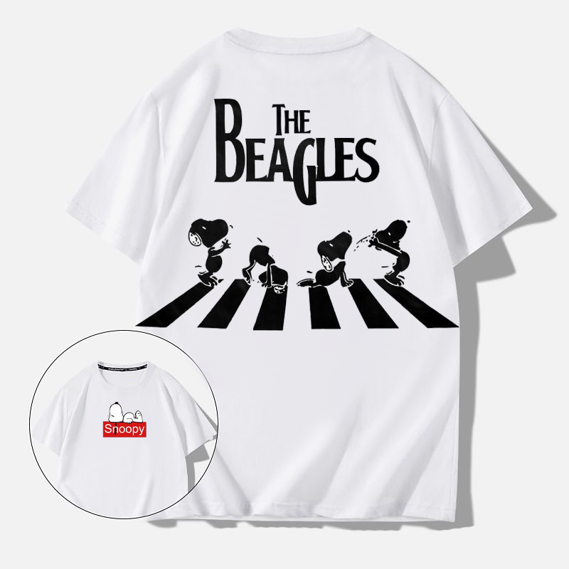 超人気 カートゥーンニュートラルプリント柄半袖シャツ