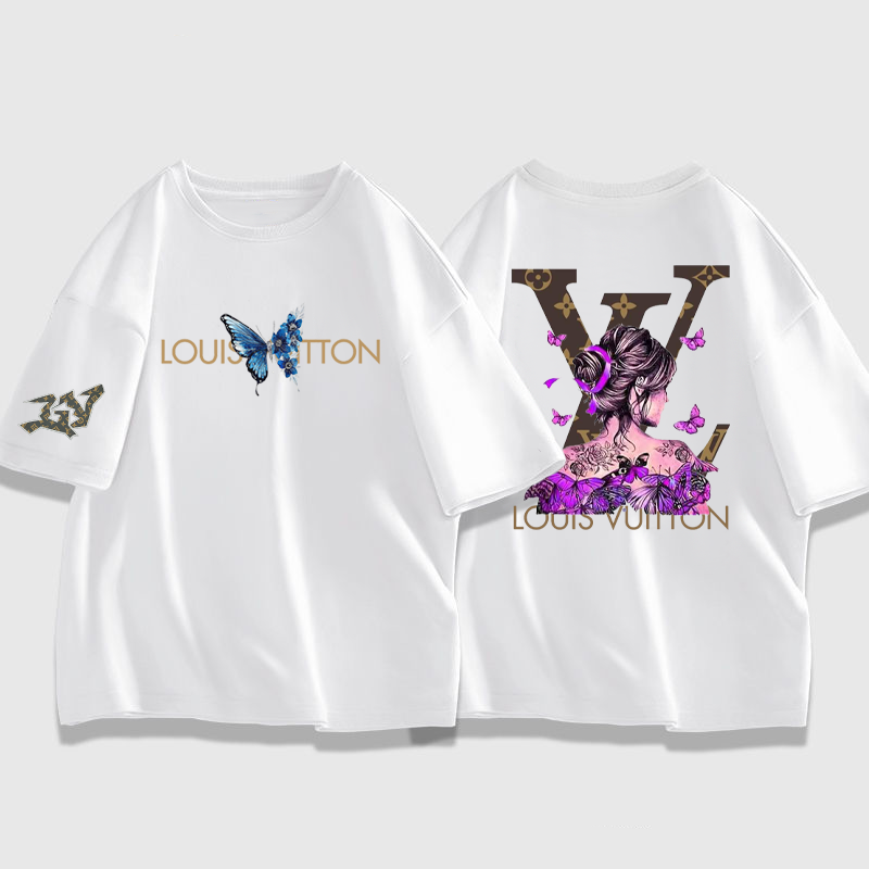 ins映え 蝶  シンプルファッション 半袖シャツ