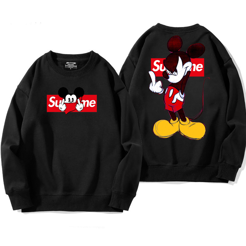 カジュアルファッションカートゥーンプリント柄パーカー