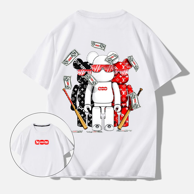 ストリートトレンドブランド プリント柄 超カッコイイ半袖シャツ