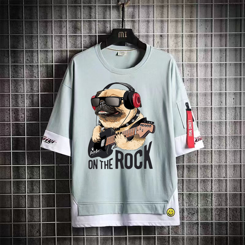 カジュアルファッションパーカー カートゥーン半袖シャツ