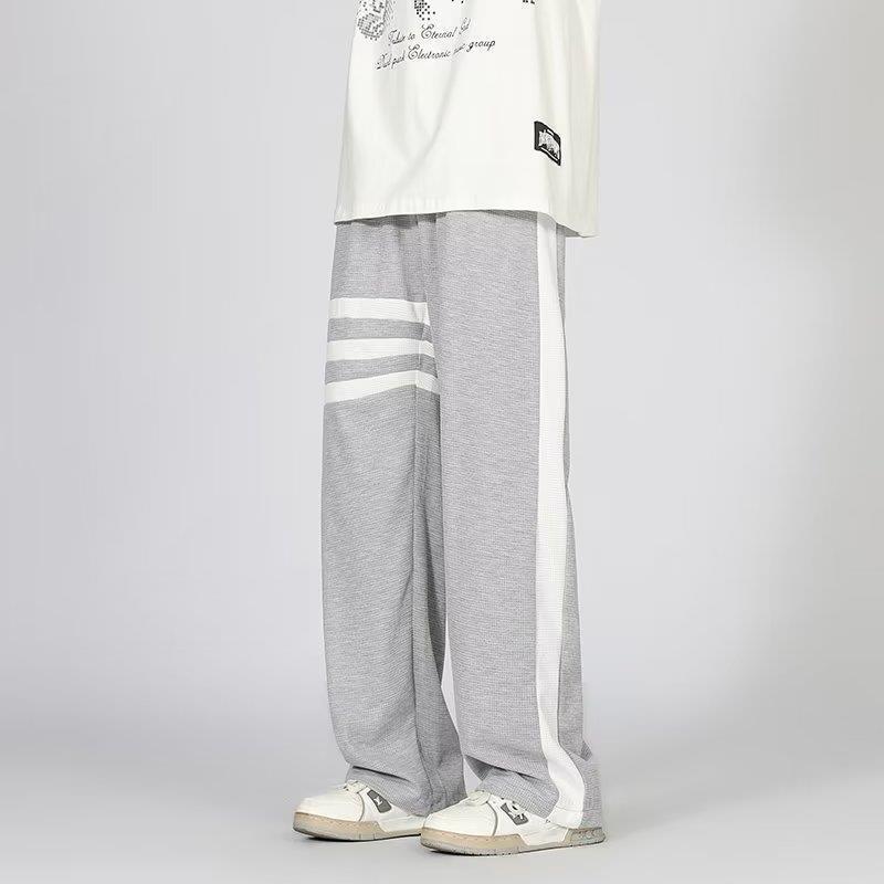 スポーツ ワッフル ストライプ スラックス